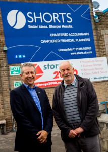 Chris Chambers, Private Client Partner. Shorts sponsorship of Matlock Town FC