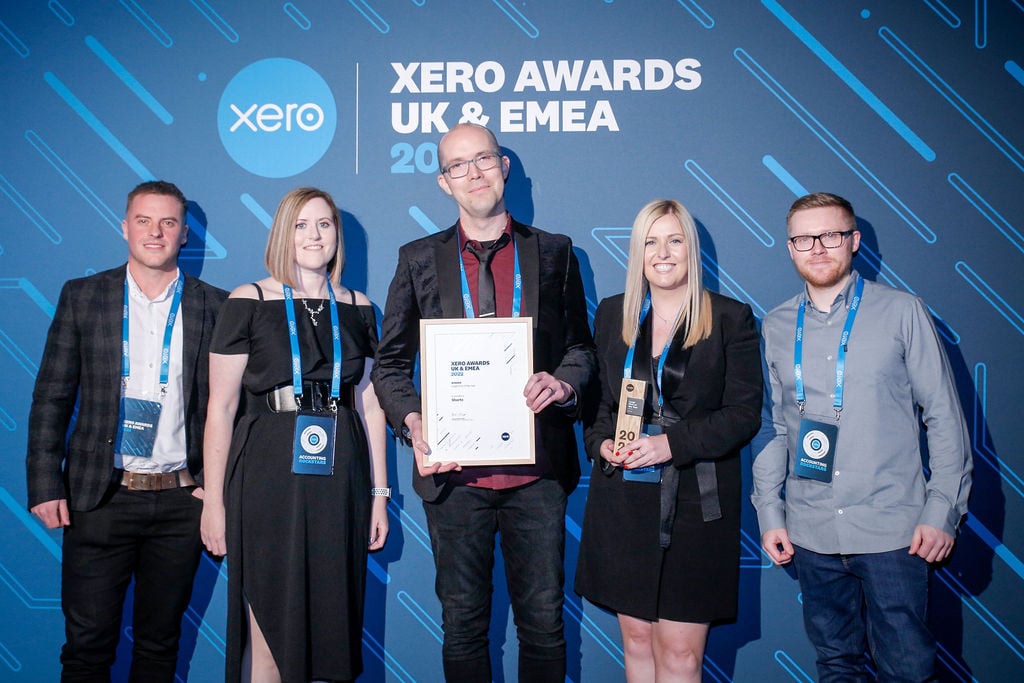 Xero Awards Winners of the Large business of the year award